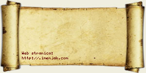 Olga Pribaković vizit kartica